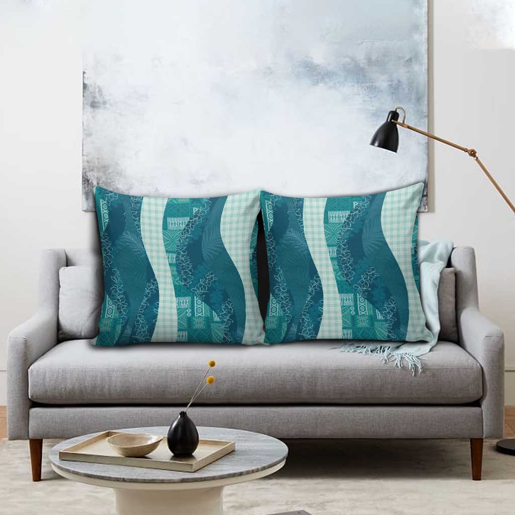 Polynesian Tribal Pattern Patchwork Picturesque Pillow Cover Oceanic