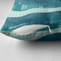 Polynesian Tribal Pattern Patchwork Picturesque Pillow Cover Oceanic