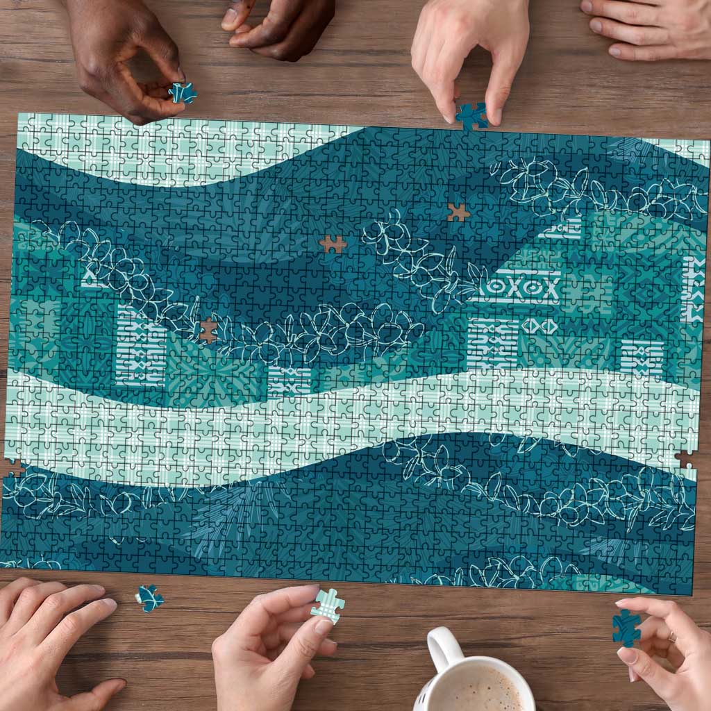 Polynesian Tribal Pattern Patchwork Picturesque Puzzle Oceanic