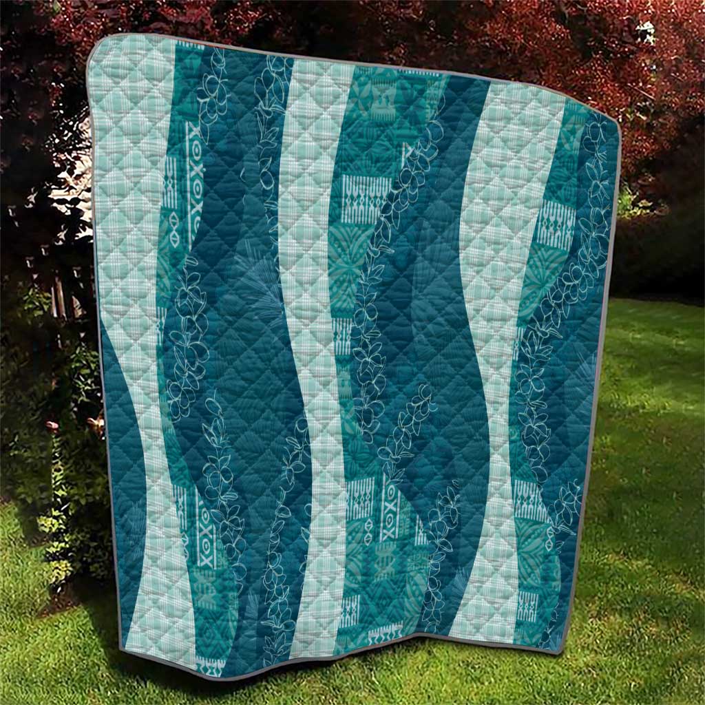Polynesian Tribal Pattern Patchwork Picturesque Quilt Oceanic