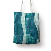 Polynesian Tribal Pattern Patchwork Picturesque Tote Bag Oceanic