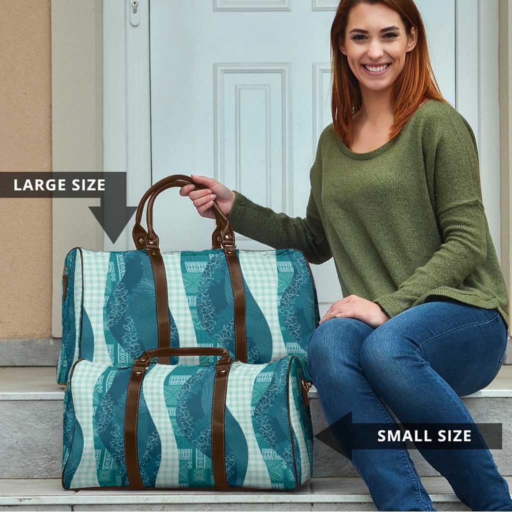 Polynesian Tribal Pattern Patchwork Picturesque Travel Bag Oceanic