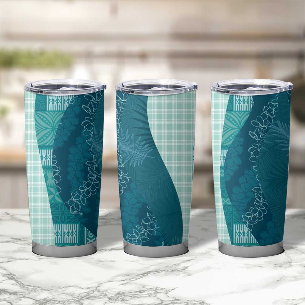Polynesian Tribal Pattern Patchwork Picturesque Tumbler Cup Oceanic