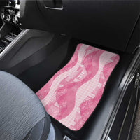 Polynesian Tribal Pattern Patchwork Picturesque Car Mats Rose Pink