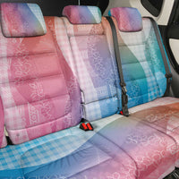Polynesian Tribal Pattern Patchwork Picturesque Back Car Seat Cover Holographic