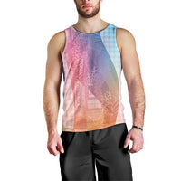 Polynesian Tribal Pattern Patchwork Picturesque Men Tank Top Holographic