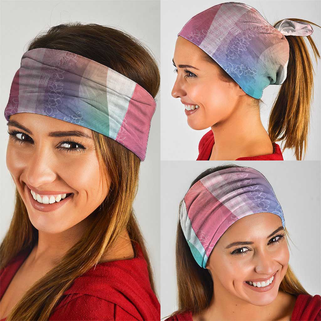 Polynesian Tribal Pattern Patchwork Picturesque Neck Gaiter Holographic