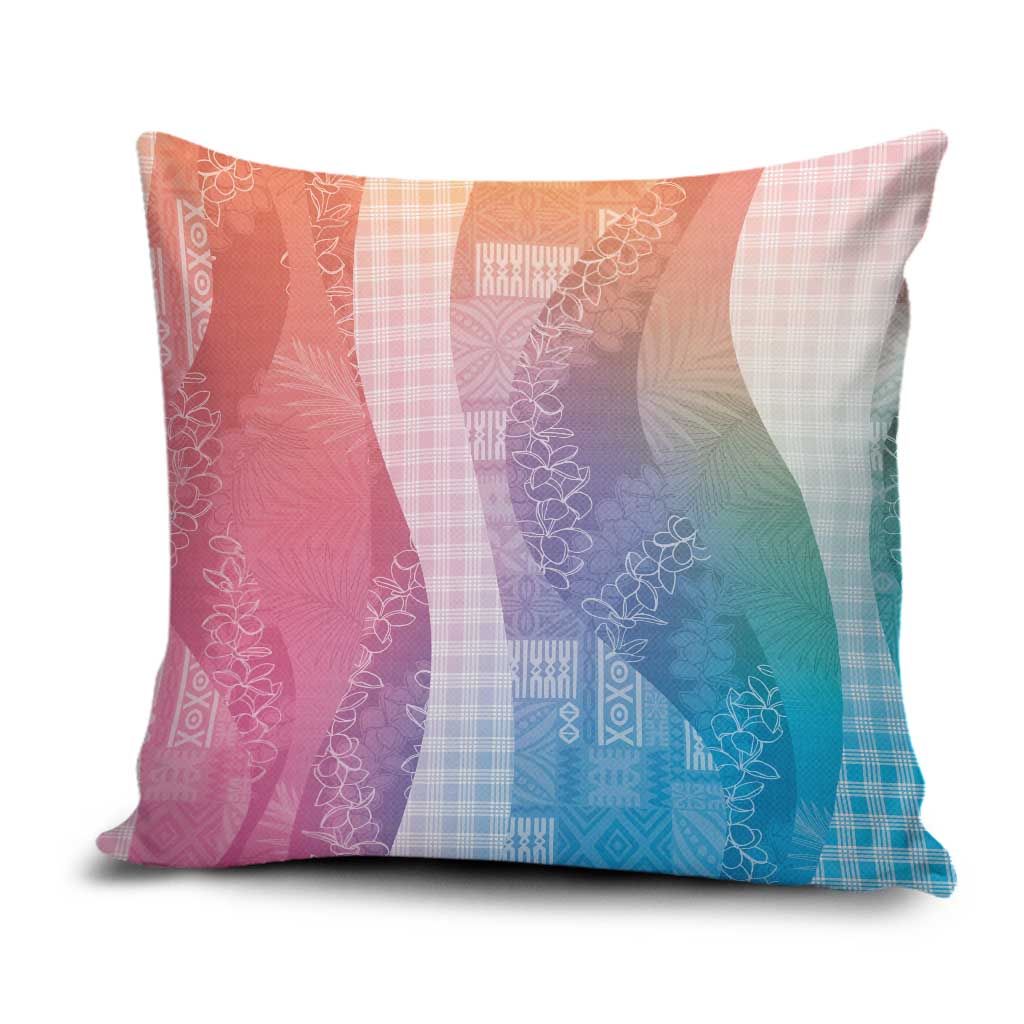 Polynesian Tribal Pattern Patchwork Picturesque Pillow Cover Holographic