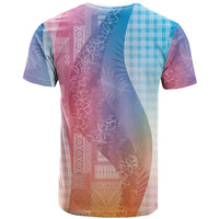 Polynesian Tribal Pattern Patchwork Picturesque T Shirt Holographic