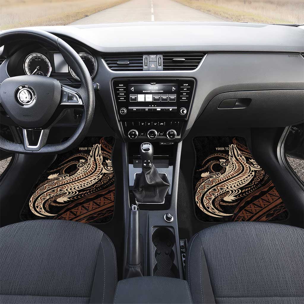 Personalized Solomon Islands Crocodile Car Mats Hapi Isles - Independence Anniversary