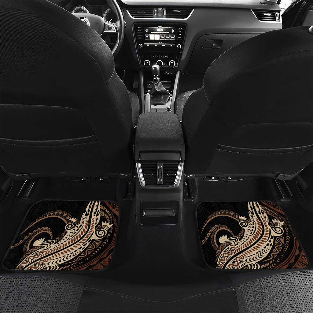 Personalized Solomon Islands Crocodile Car Mats Hapi Isles - Independence Anniversary
