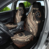 Personalized Solomon Islands Crocodile Car Seat Cover Hapi Isles - Independence Anniversary