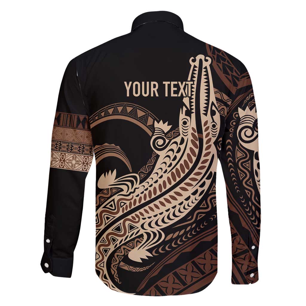 Personalized Solomon Islands Crocodile Family Matching Summer Maxi Dress and Hawaiian Shirt Hapi Isles - Independence Anniversary