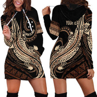 Personalized Solomon Islands Crocodile Hoodie Dress Hapi Isles - Independence Anniversary