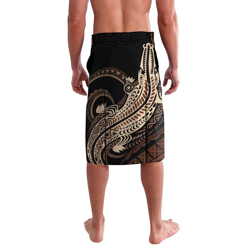 Personalized Solomon Islands Crocodile Lavalava Hapi Isles - Independence Anniversary