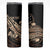 Personalized Solomon Islands Crocodile Skinny Tumbler Hapi Isles - Independence Anniversary