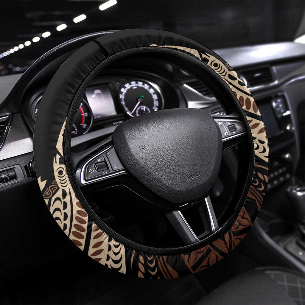 Solomon Islands Crocodile Steering Wheel Cover Hapi Isles - Independence Anniversary