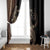 Personalized Solomon Islands Crocodile Window Curtain Hapi Isles - Independence Anniversary