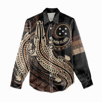 Personalized Solomon Islands Crocodile Women Casual Shirt Hapi Isles - Independence Anniversary