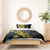 Personalized Solomon Islands Independence Anniversary Bedding Set Crocodile Mix Tapa
