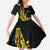 Personalized Solomon Islands Independence Anniversary Family Matching Long Sleeve Bodycon Dress and Hawaiian Shirt Crocodile Mix Tapa