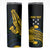 Personalized Solomon Islands Independence Anniversary Skinny Tumbler Crocodile Mix Tapa