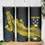 Personalized Solomon Islands Independence Anniversary Skinny Tumbler Crocodile Mix Tapa