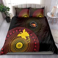Papua New Guinea Independence Bedding Set Tapa Circle