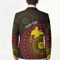 Papua New Guinea Independence Personalized Blazer Tapa Circle