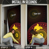 Papua New Guinea Independence Personalized Door Cover Tapa Circle