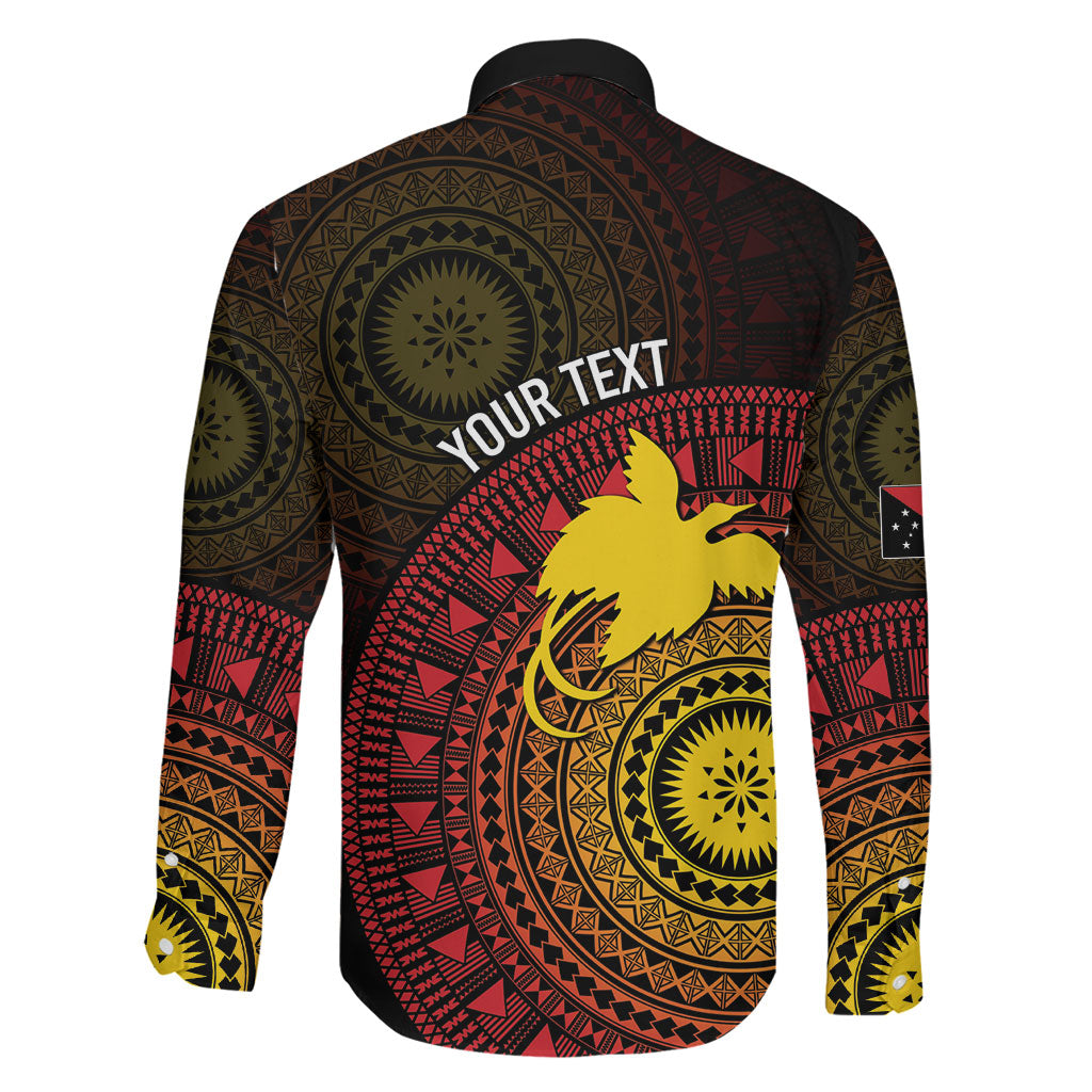 Papua New Guinea Independence Personalized Family Matching Off Shoulder Short Dress and Hawaiian Shirt Tapa Circle