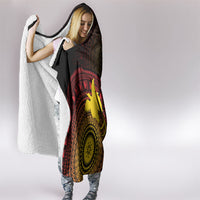 Papua New Guinea Independence Hooded Blanket Tapa Circle