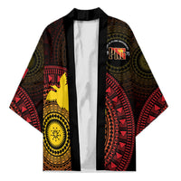 Papua New Guinea Independence Personalized Kimono Tapa Circle