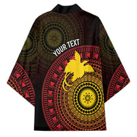Papua New Guinea Independence Personalized Kimono Tapa Circle