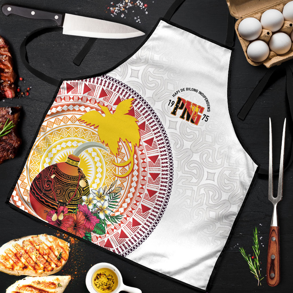 Hapi De Bilong Indipendens Papua New Guinea Apron PNG Lime Pot