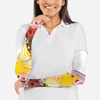 Hapi De Bilong Indipendens Papua New Guinea Arm Sleeves PNG Lime Pot