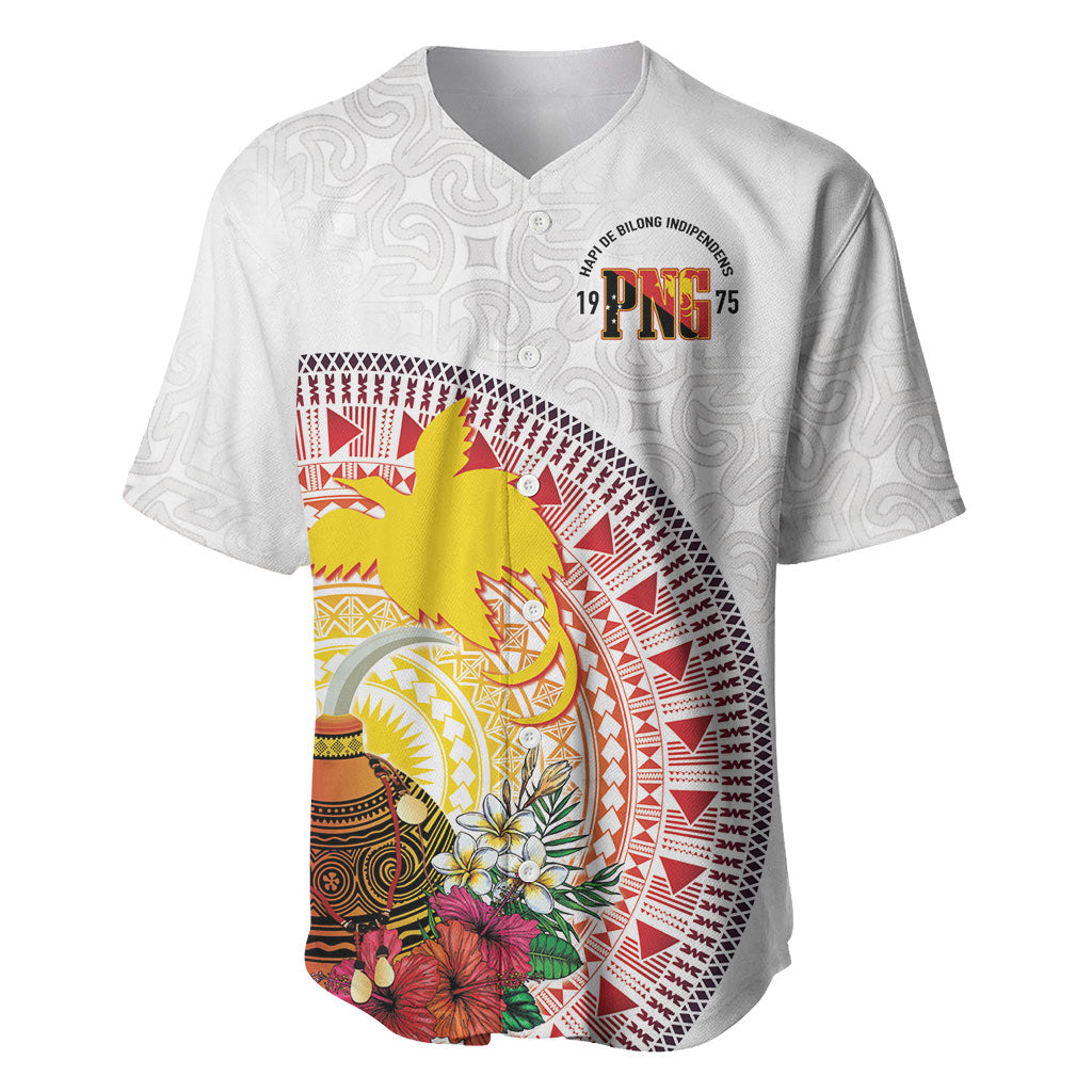 Hapi De Bilong Indipendens Papua New Guinea Baseball Jersey PNG Lime Pot