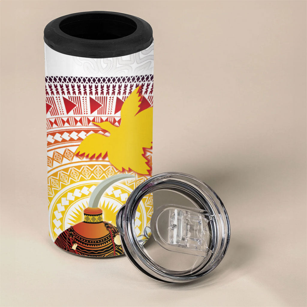 Hapi De Bilong Indipendens Papua New Guinea 4 in 1 Can Cooler Tumbler PNG Lime Pot