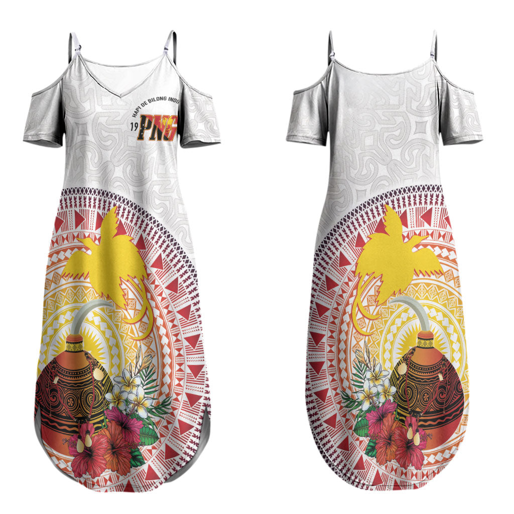 Hapi De Bilong Indipendens Papua New Guinea Couples Matching Summer Maxi Dress and Hawaiian Shirt PNG Lime Pot LT7 - Polynesian Pride