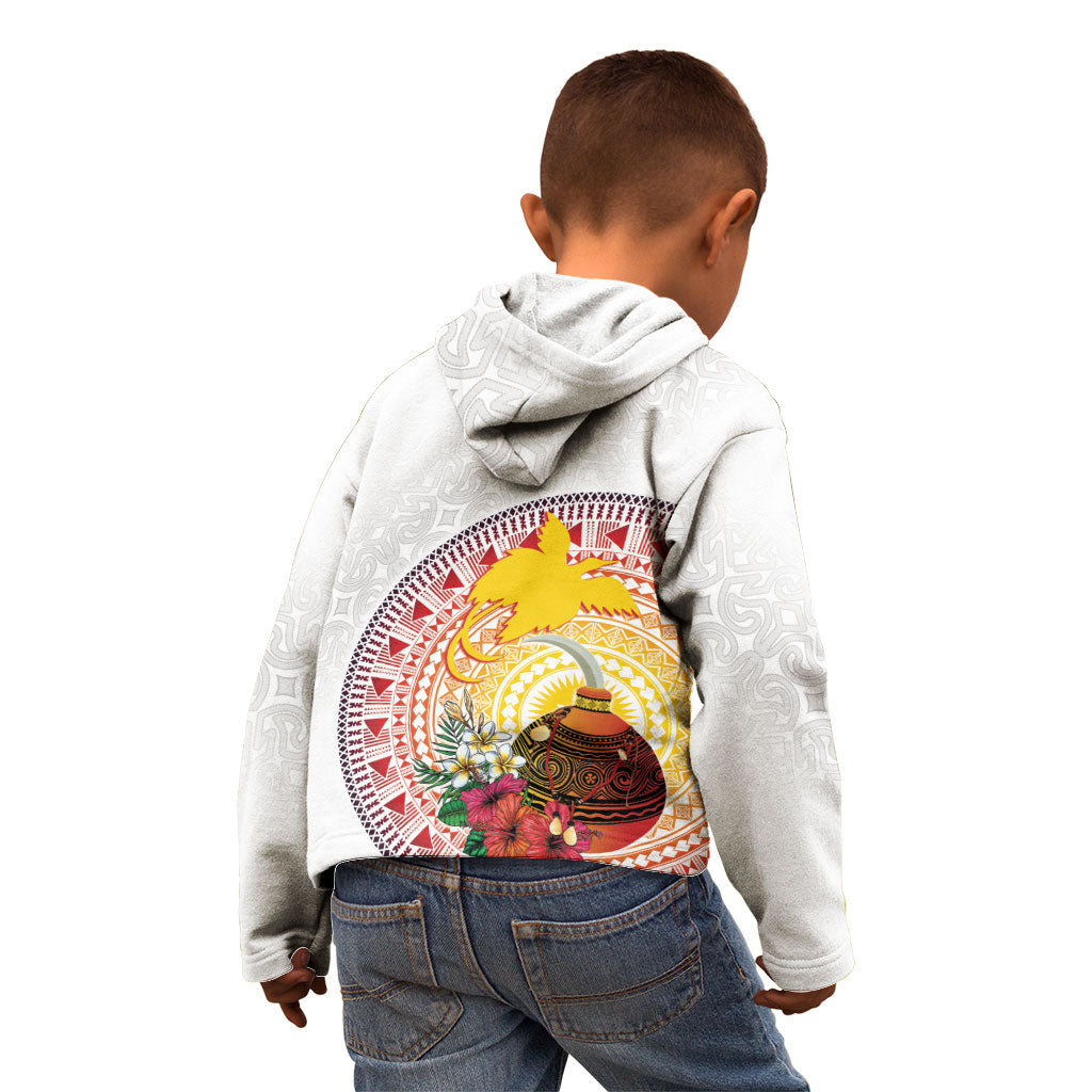 Hapi De Bilong Indipendens Papua New Guinea Kid Hoodie PNG Lime Pot