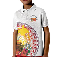Hapi De Bilong Indipendens Papua New Guinea Kid Polo Shirt PNG Lime Pot