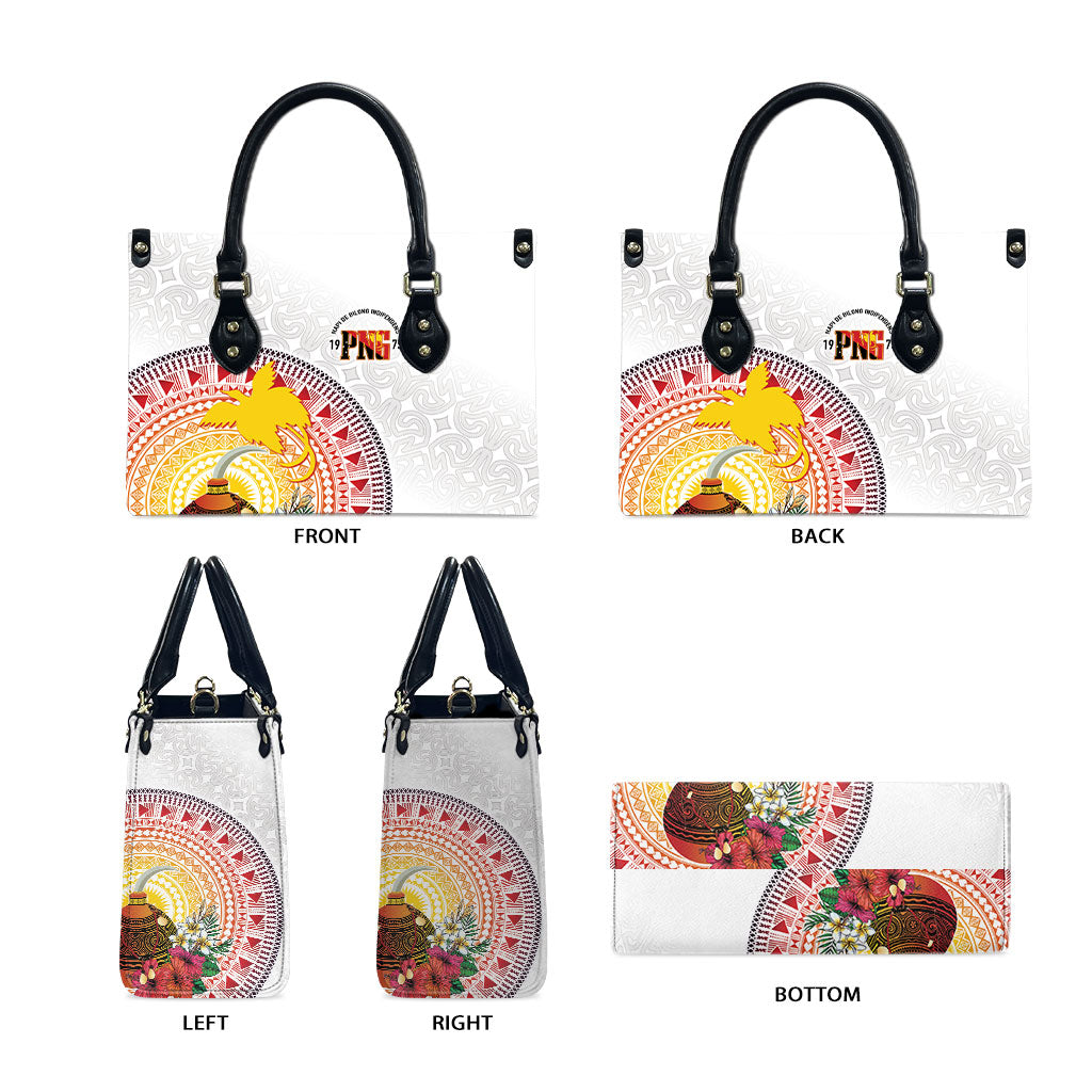 Hapi De Bilong Indipendens Papua New Guinea Leather Bag PNG Lime Pot