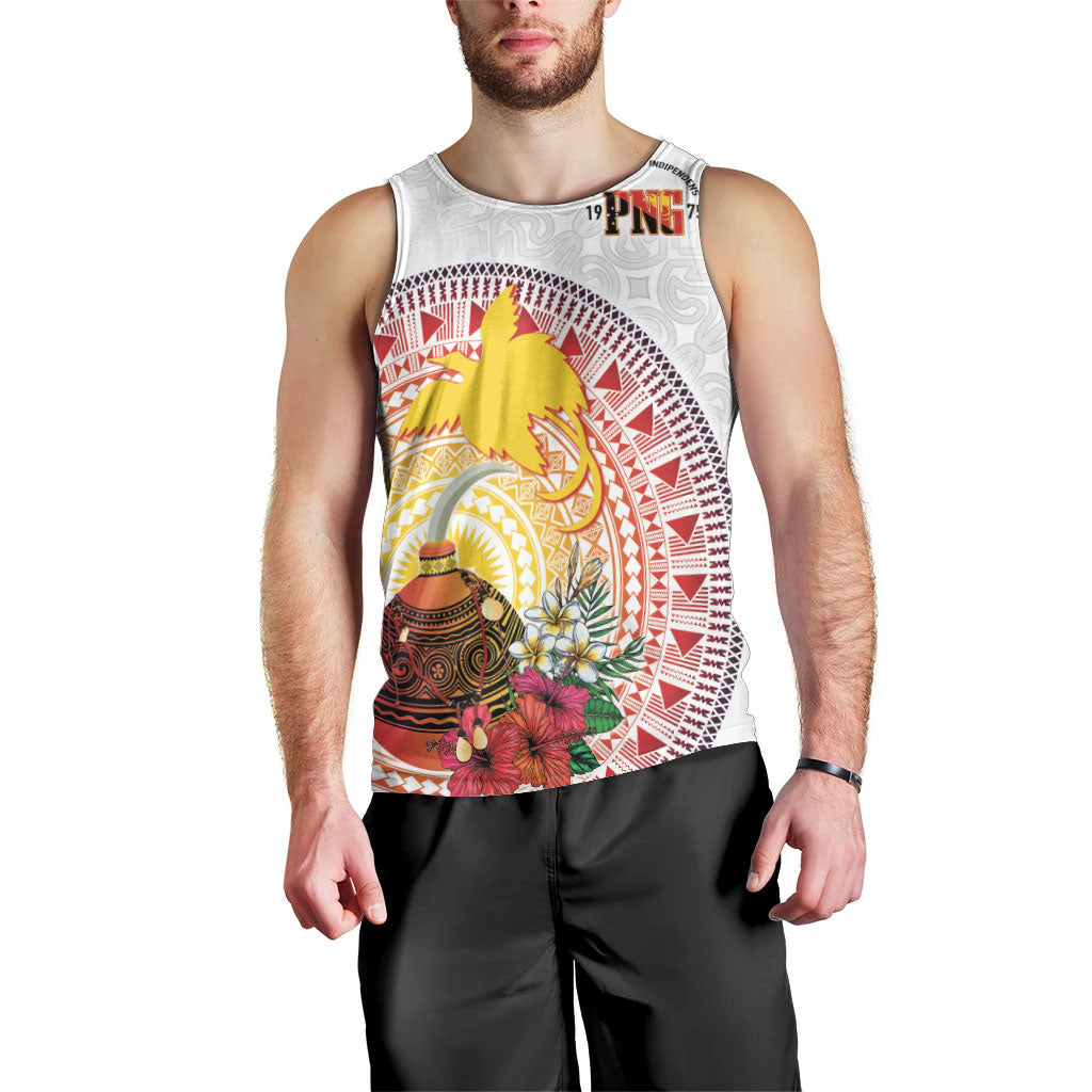 Hapi De Bilong Indipendens Papua New Guinea Men Tank Top PNG Lime Pot