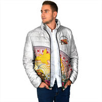 Hapi De Bilong Indipendens Papua New Guinea Padded Jacket PNG Lime Pot