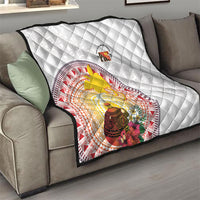 Hapi De Bilong Indipendens Papua New Guinea Quilt PNG Lime Pot