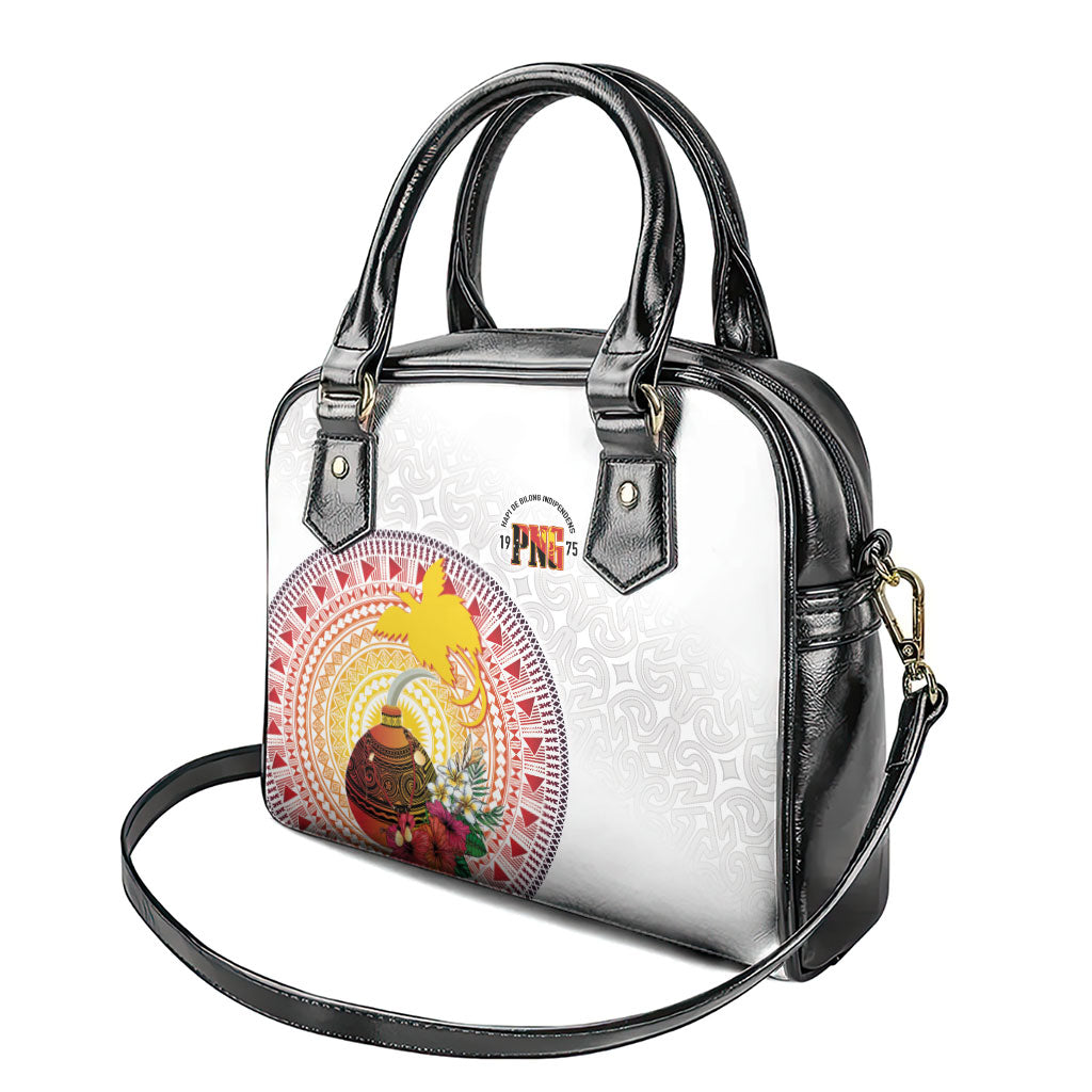 Hapi De Bilong Indipendens Papua New Guinea Shoulder Handbag PNG Lime Pot