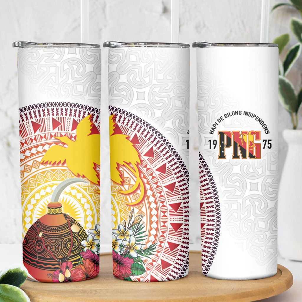 Hapi De Bilong Indipendens Papua New Guinea Skinny Tumbler PNG Lime Pot