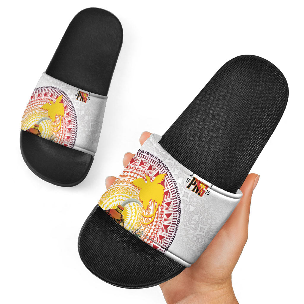 Hapi De Bilong Indipendens Papua New Guinea Slide Sandals PNG Lime Pot