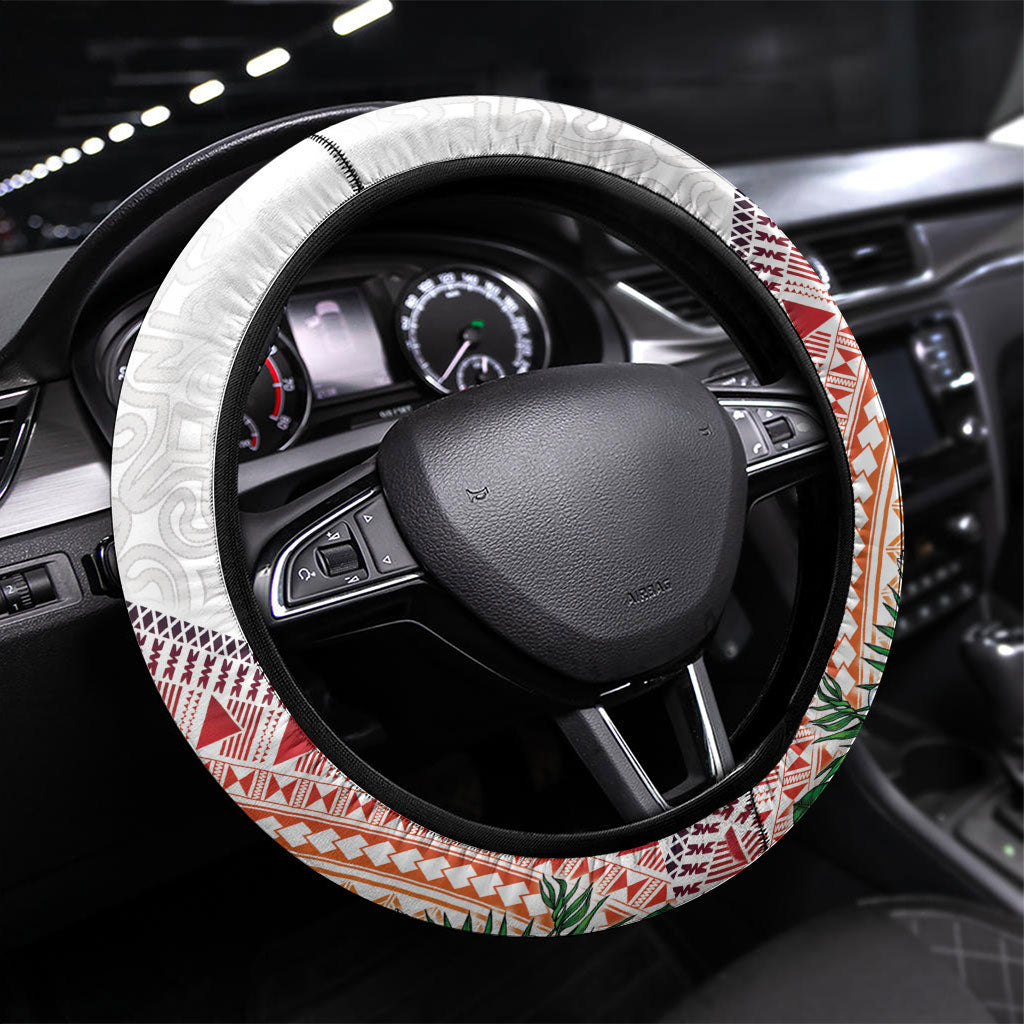 Hapi De Bilong Indipendens Papua New Guinea Steering Wheel Cover PNG Lime Pot