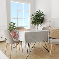 Hapi De Bilong Indipendens Papua New Guinea Tablecloth PNG Lime Pot
